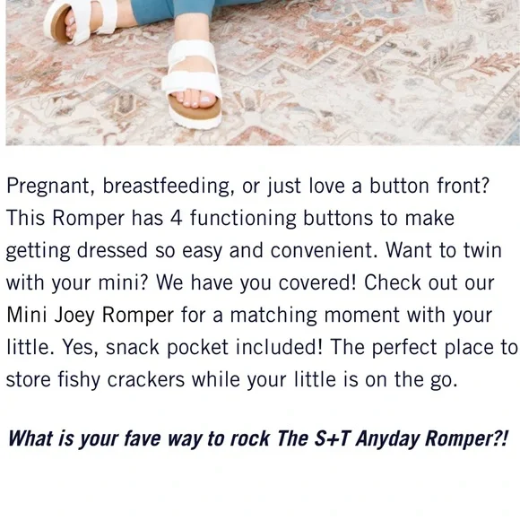 SMASH & TESS ANYDAY ROMPER - Picture 14 of 15